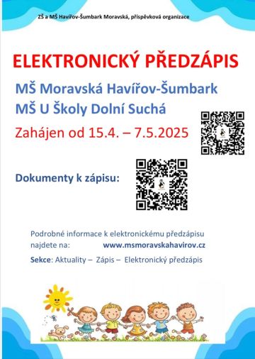Elektronický předzápis 2025